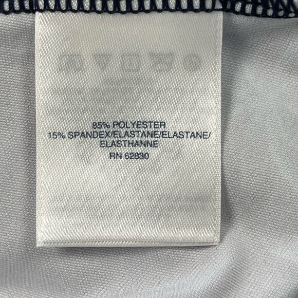 Lands End Swim Top Small 6-8 Navy Sailboat Tropical Tie Front Blouson UPF 50 - Picture 11 of 15